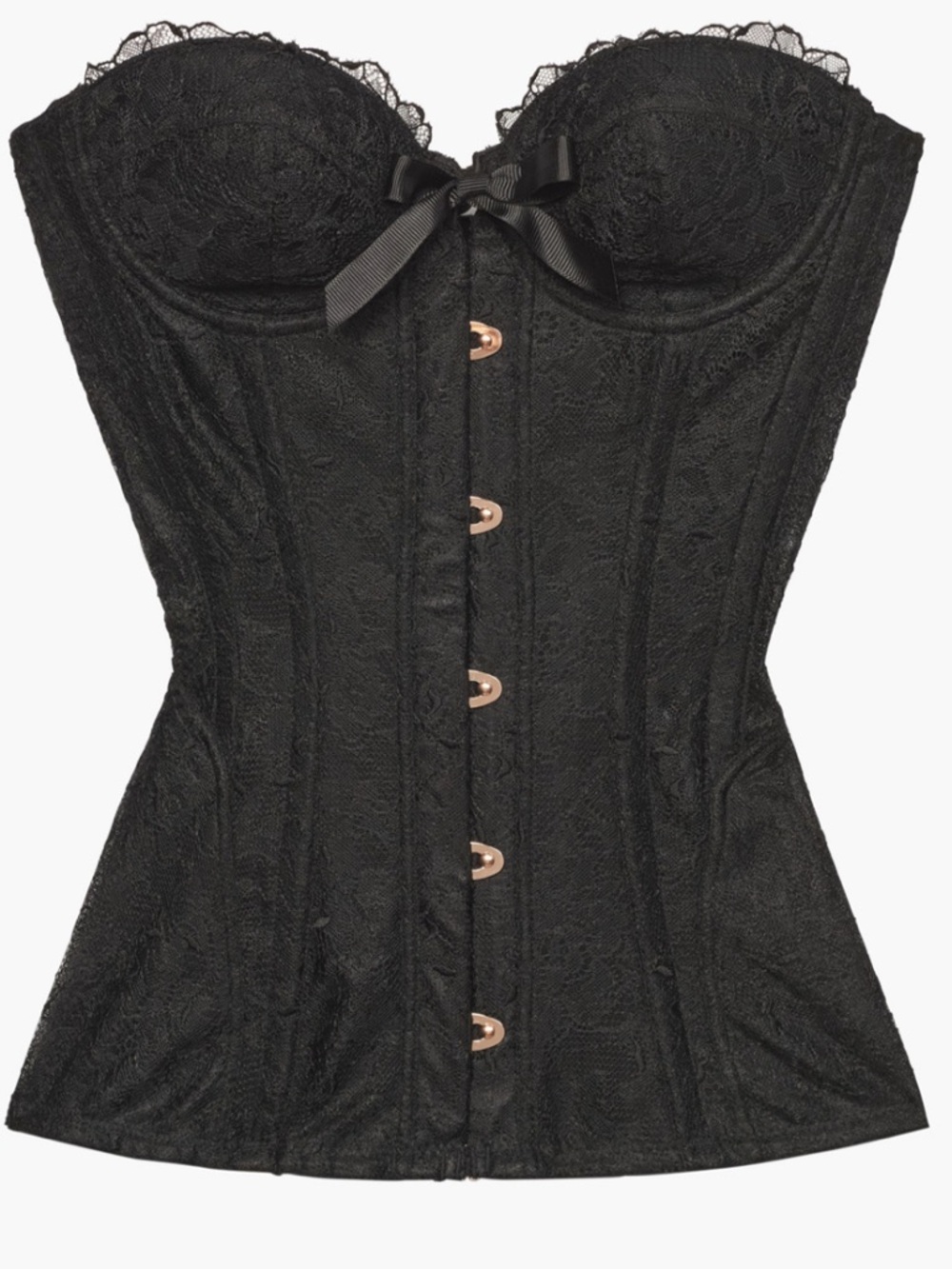 Savage X Fenty Lace Embroidered Whimsygoth Indie Sleeze bone in boudoir corset M
